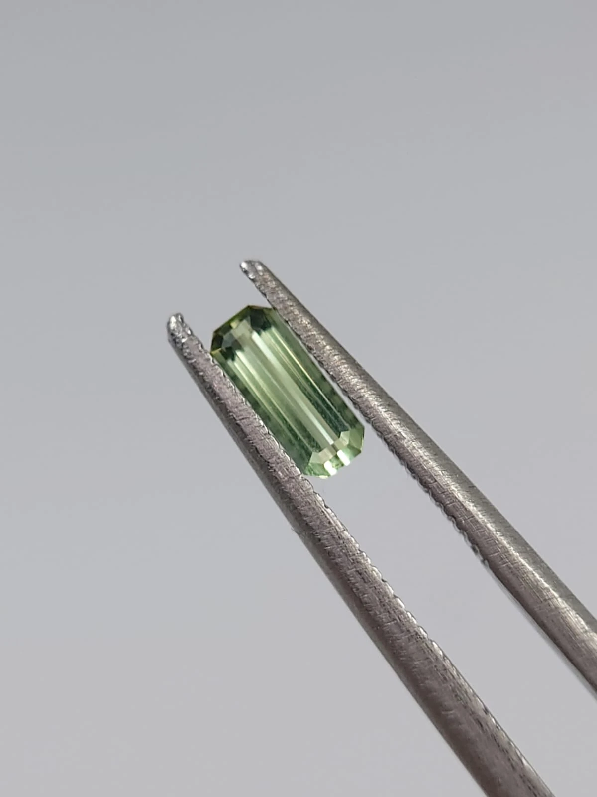 0.26ct Natural Mint Green Tourmaline Emerald cut loose Gemstone From Afghanistan — view 3